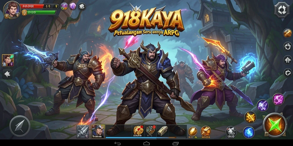 Gameplay seru dan menantang dalam 918KAYA, dunia ARPG yang memukau.
