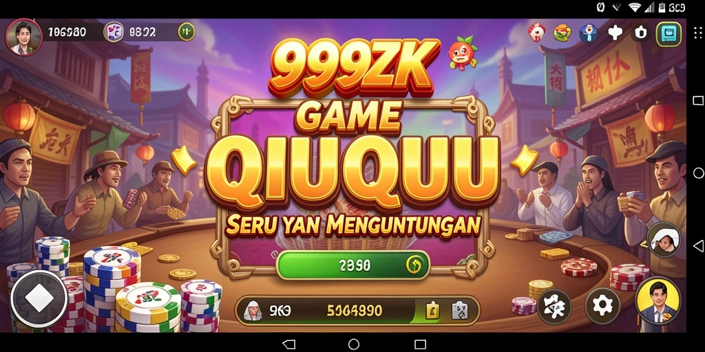 Screenshot gameplay QiuQiu yang menarik di 999ZK.