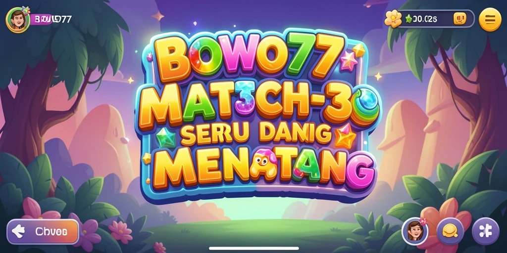 Gameplay seru dan menawan dari BOWO77 dengan match-3.