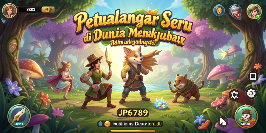 Gameplay seru dalam dunia petualangan yang menakjubkan.