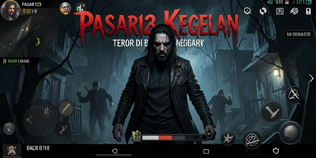 Tampilan gameplay PASAR123 yang mencekam dan penuh ketegangan.