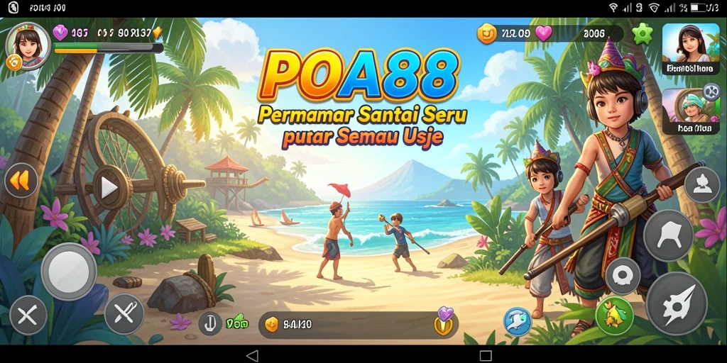 Screenshot menunjukkan gameplay seru dan menantang di POA88.