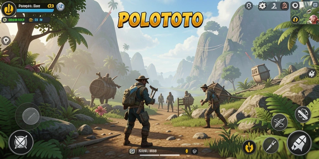 Tampilkan gameplay menarik dari eksplorasi dunia Open World di POLOTOTO.
