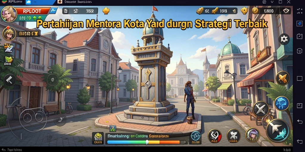 Screenshot gameplay Tower Defense RPLOOT yang menarik dan penuh aksi.