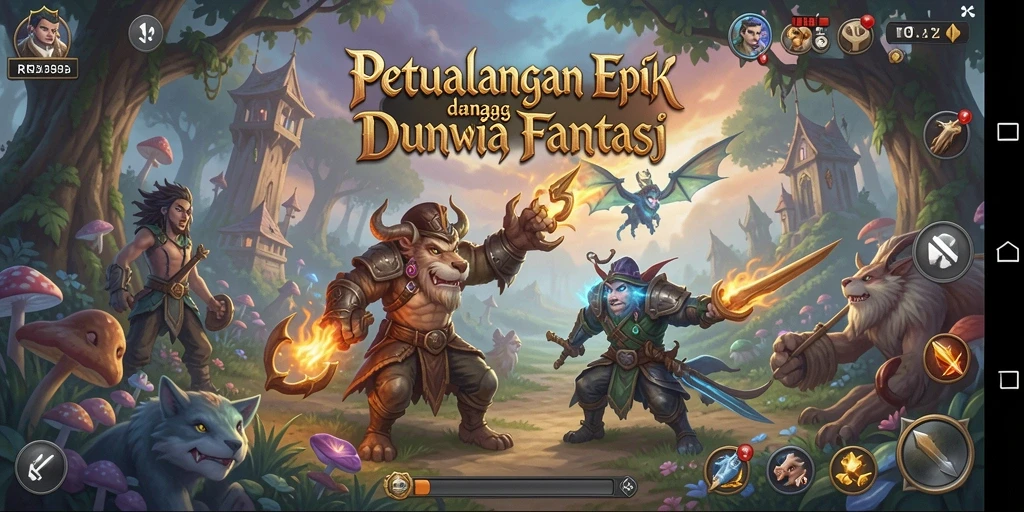 Gameplay seru di dunia RPG yang menantang.