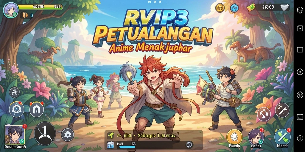 Gameplay menarik dari RVIP3 dengan karakter Anime yang unik.