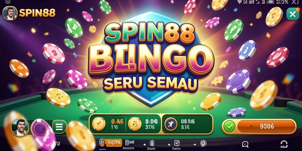 Tampilan gameplay seru dalam SPIN88 Bingo.