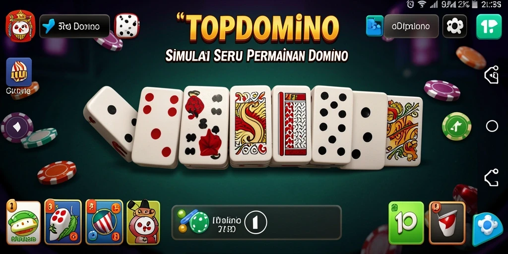 Gameplay menarik dan seru dalam TOPDOMINO.