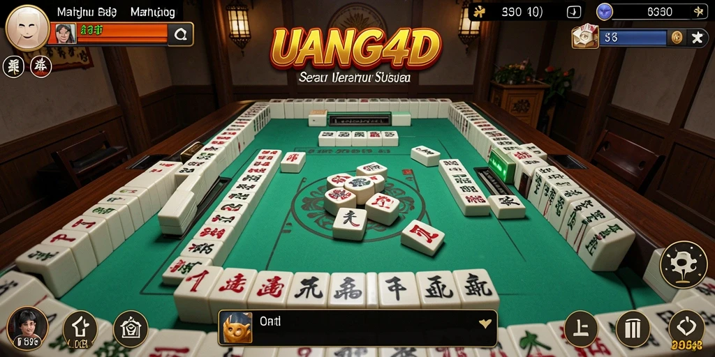 Screenshot gameplay menampilkan aksi Mahjong yang mendebarkan.