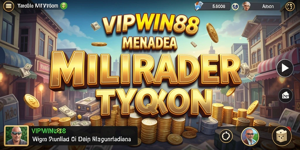 Screenshot gameplay <strong>VIPWIN88</strong> yang menunjukkan manajemen bisnis yang menarik.